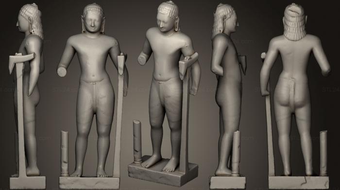 Египетские статуи и рельефы (Баларама, STKE_0037) 3D модель для ЧПУ станка